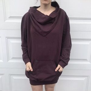 Killcity Maroon Sweatshirt Dress Loungewear Large Comfortable Cotton Kill City